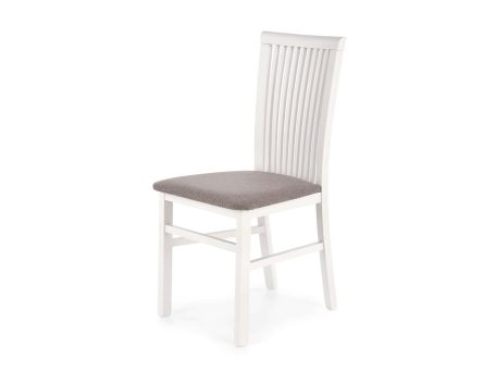 Białe krzesło do jadalni