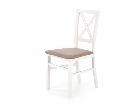 Białe krzesło do salonu