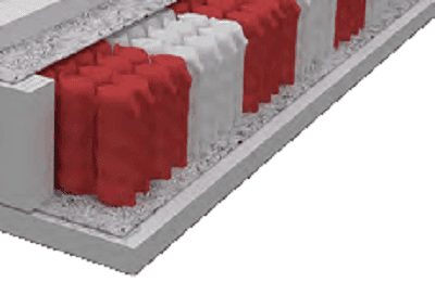 Miniaturka 2 - Materac kieszeniowy sprężynowy 180×200 MEXICO