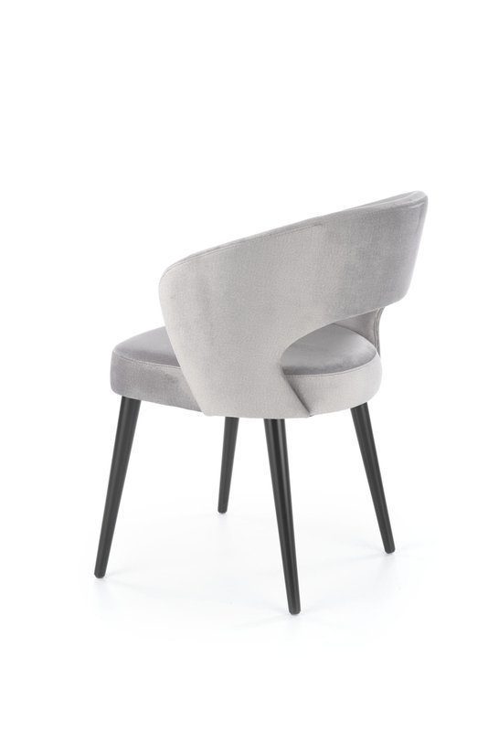 Tapicerowane krzesło szare profil MONACO 6