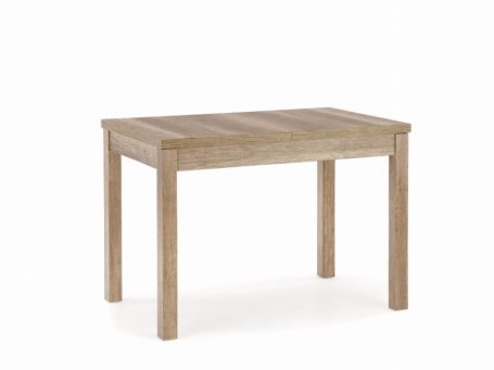 Stół drewniany rozkładany do kuchni białe tło