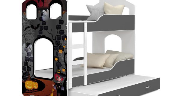 Miniaturka 4 - Piętrowe łóżko domek halloween ikonka FIROME
