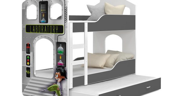 Miniaturka 1 - Piętrowe łóżko domek laboratorium ikonka FIROME