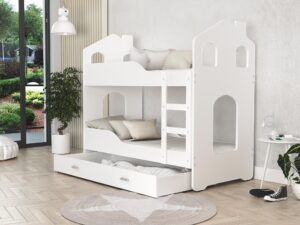 Miniatura 3 - Domečková postel pro dzieci bílé FIROME
