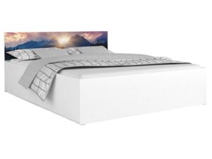 Miniaturka 1 - Łóżko z grafiką do sypialni