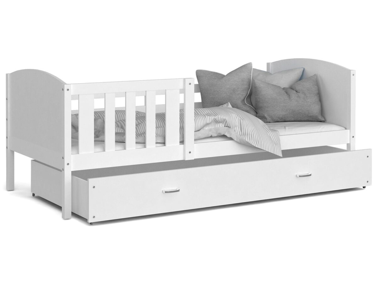 Modernes Kinderbett mit Bettschublade 80×160 80×190 90×200 SONIO P
