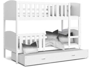 Miniatura 2 - Dětská postel se zásuvkou bílé bílé pozadí SONIO 3