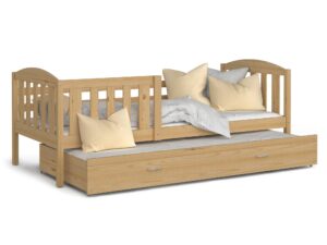 Miniaturka 6 - Łóżko dla dziecka z barierką sosnowe VISPO 2