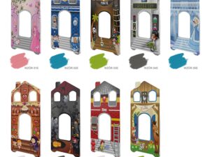 Miniaturka 13 - Piętrowe łóżko domek nadruk wzory FIROME