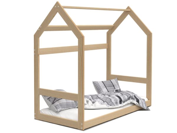 Dřevěná postel domek sosna RICOS
