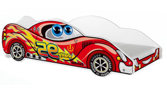 Miniaturka 10 - Łóżko auto do pokoju dziecięcego zygzak SPEED 180x90
