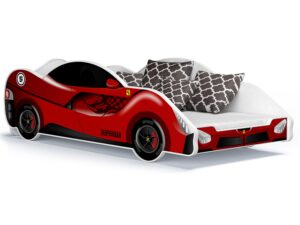Miniaturka 13 - Łóżko auto do pokoju dziecięcego czerwień SPEED 180x90