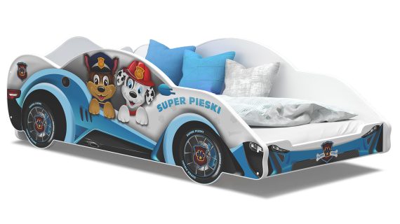 Miniaturka 4 - Łóżko auto do pokoju dziecięcego psi patrol SPEED 180x90
