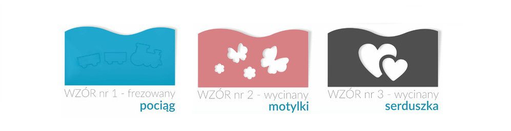 Trzyosobowe piętrowe łóżko wzory CUBI 3 Trzyosobowe piętrowe łóżko wzory CUBI 3