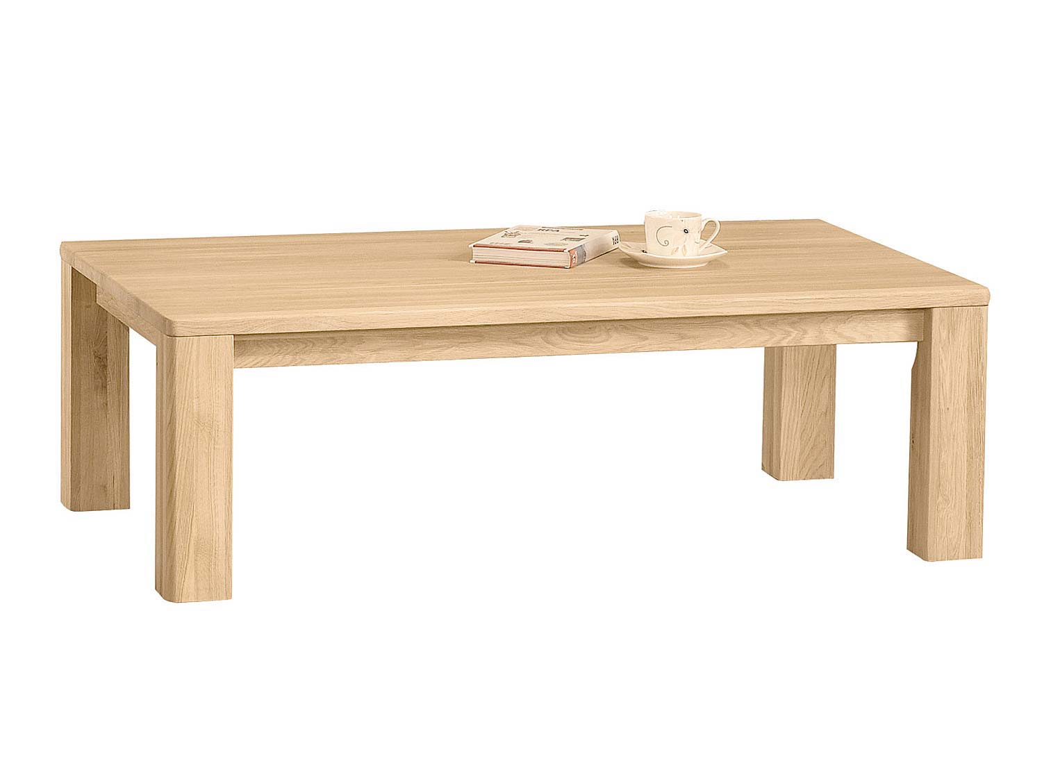 Dębowy niski stół