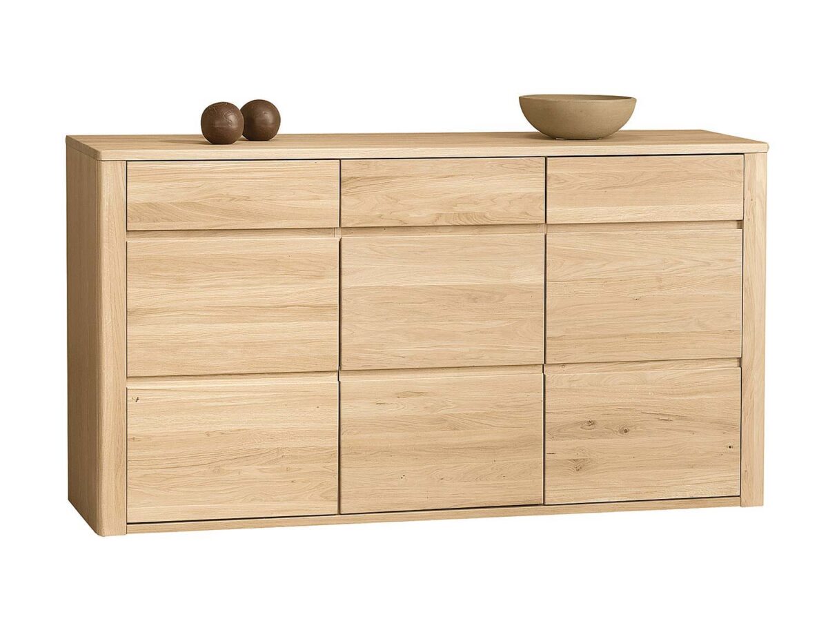 Moderne Kommode aus Eiche massiv MINOS