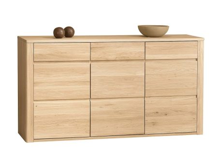 Nowoczesna dębowa szafka RTV