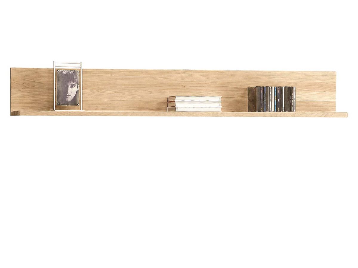 Hängendes Bücherregal aus Eiche massiv MINOS