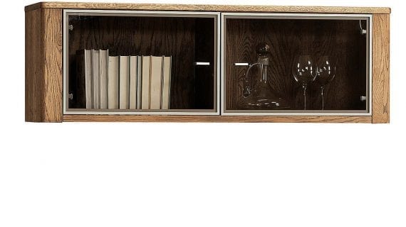 Miniaturka 1 - Wisząca przeszklona szafka na książki