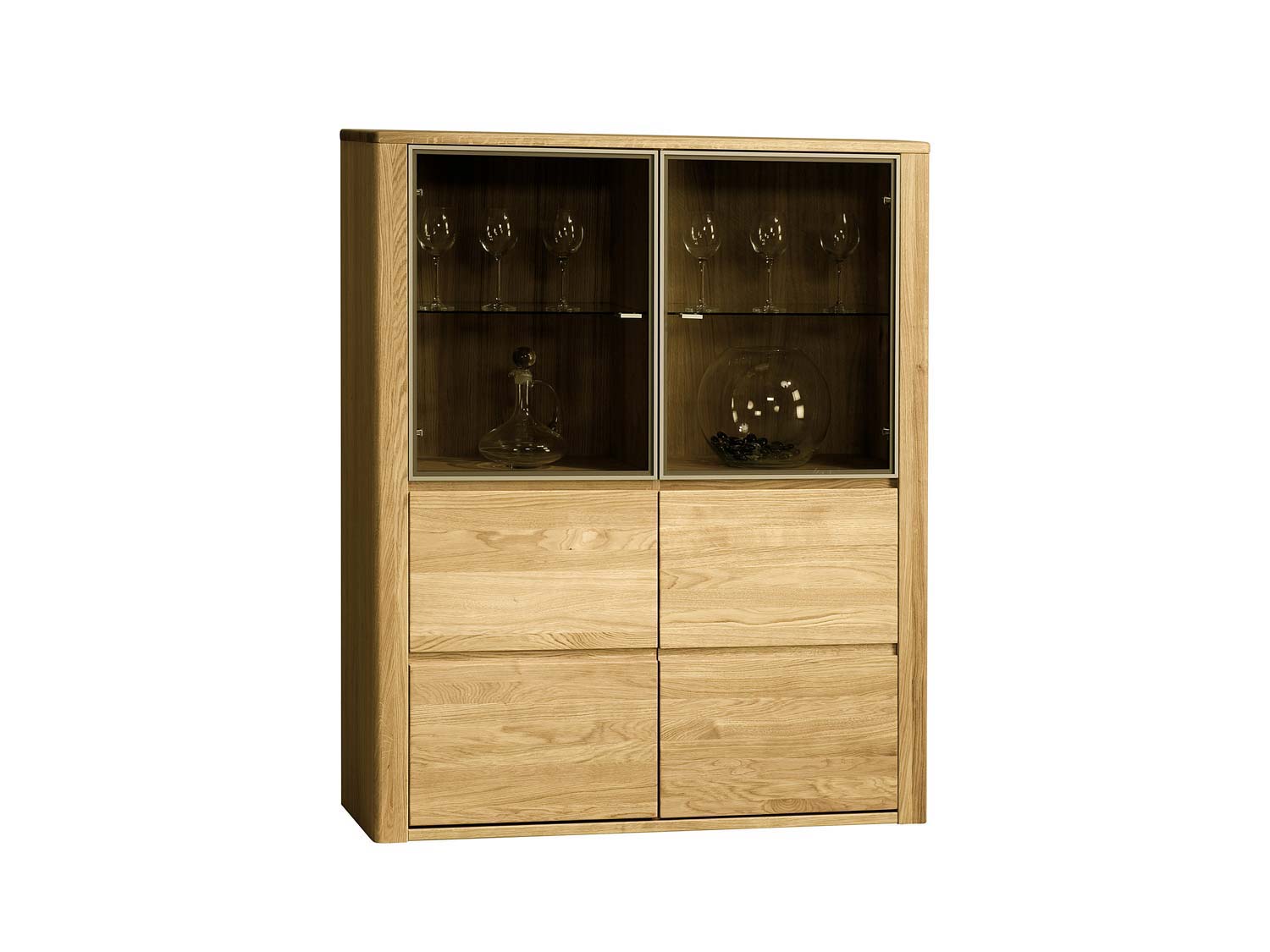 Witryna dębowa na szkło Witryna dębowa na szkło