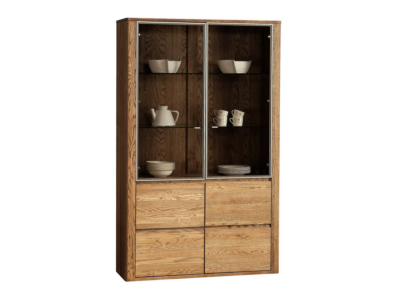 Witryna słupek dębowy