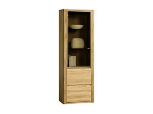 Miniaturka 2 - Witryna słupek w naturalnym kolorze dąb