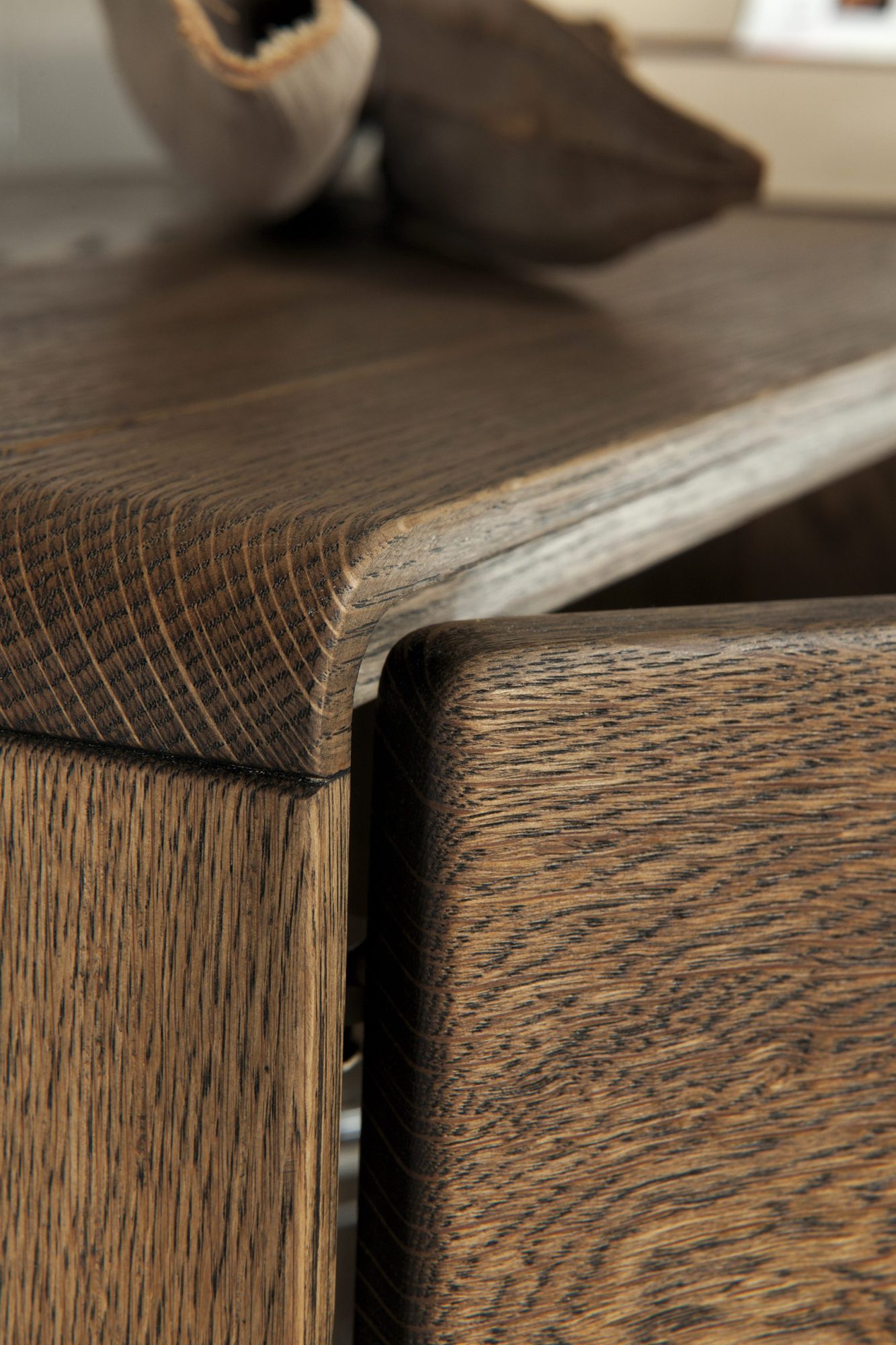 Witryna dębowa detale Seto