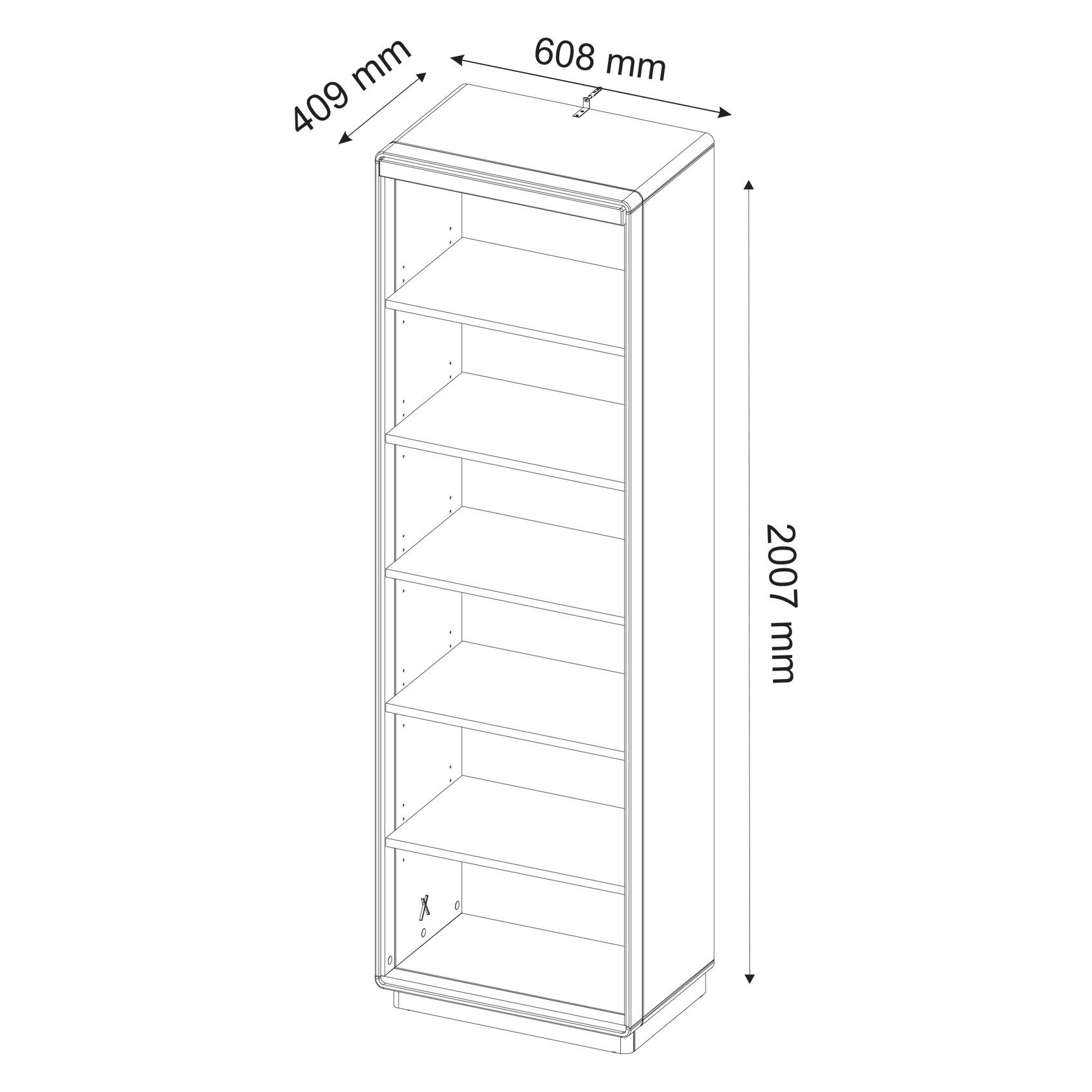 Szafka drewniana na książki wymiary SETO Szafka drewniana na książki wymiary SETO