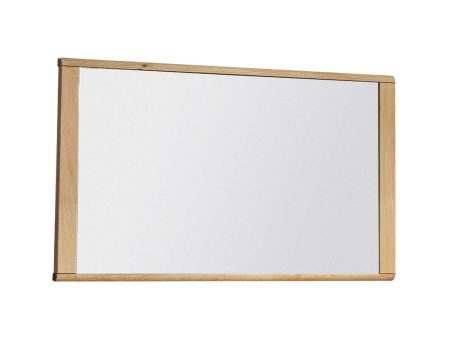Lustro z drewnianą ramą