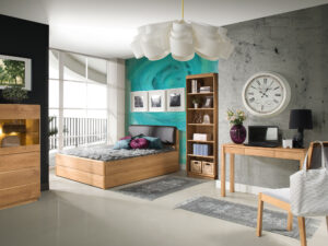 Miniaturka 14 - Komplet mebli młodzieżowych dąb craft z łóżkiem i biurkiem