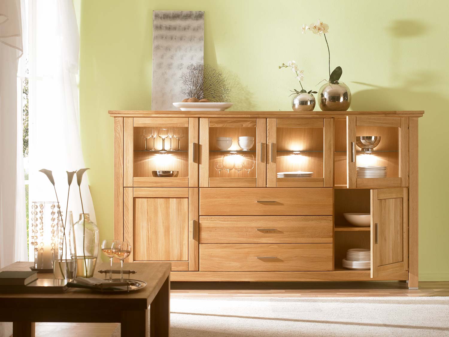 Barek dębowy do salonu Barek dębowy do salonu