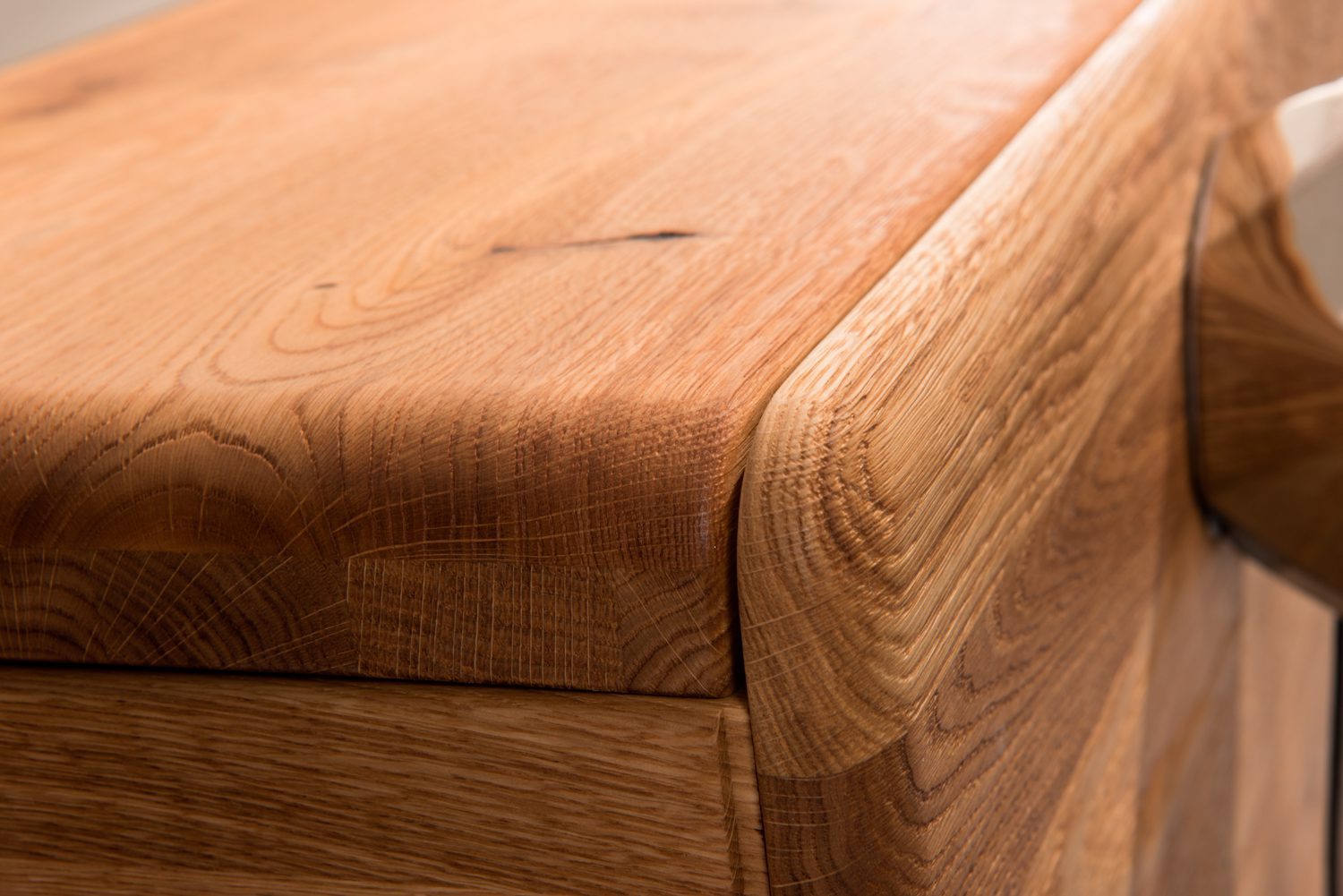 Szafka RTV dębowa blat Maseri