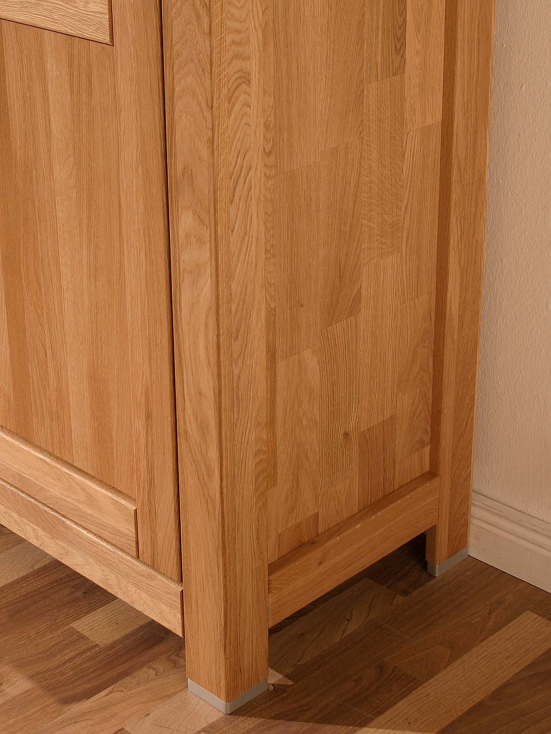 Gablota szklana z drewna dębowego