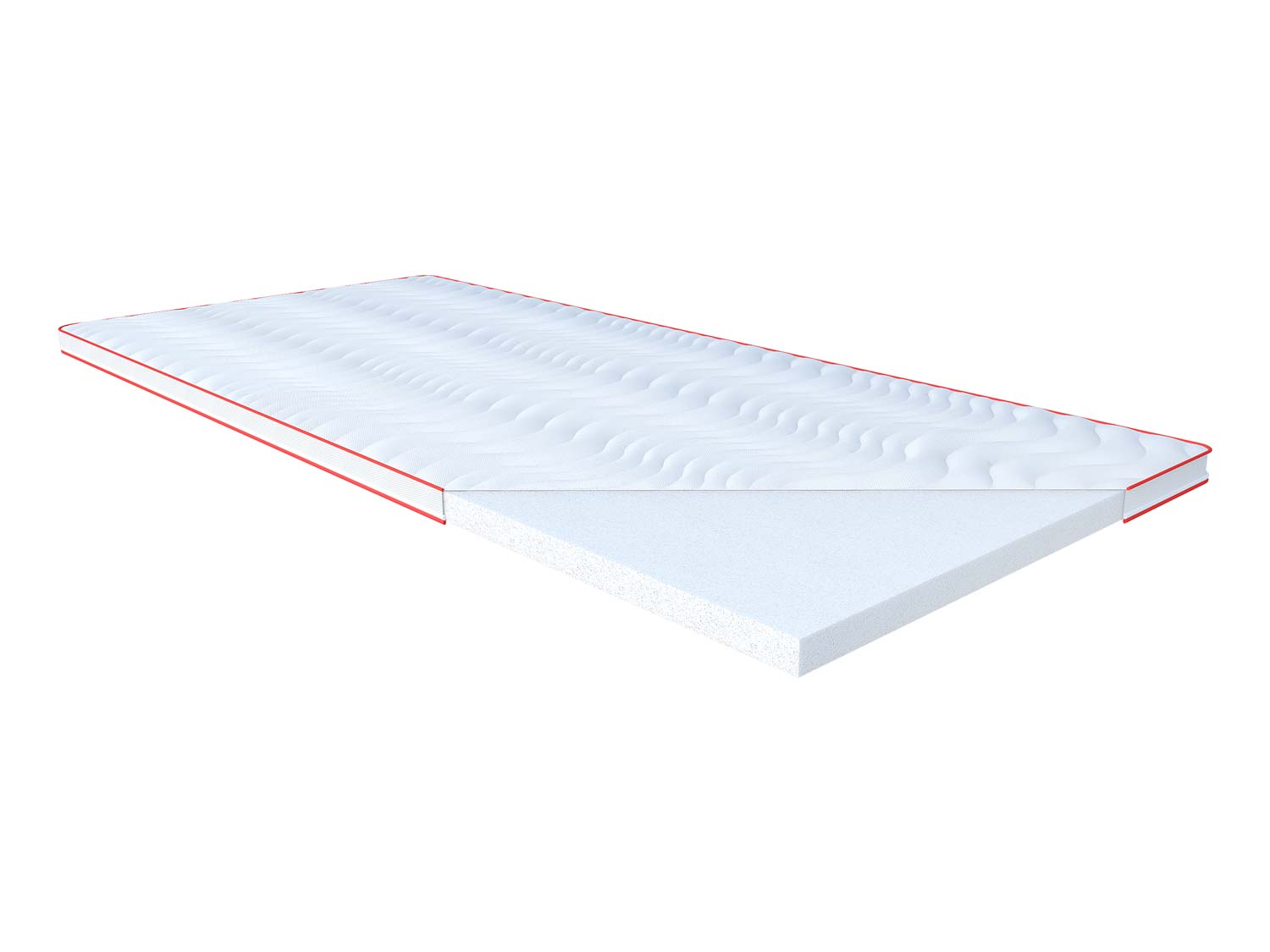 Miękki materac nawierzchniowy piankowy Miękki materac nawierzchniowy piankowy