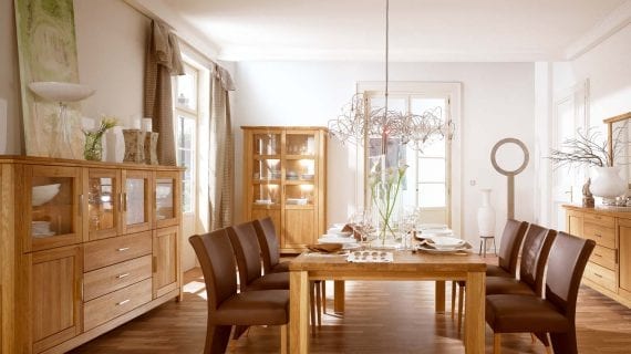 Miniaturka 1 - Stół 180 dębowy do salonu