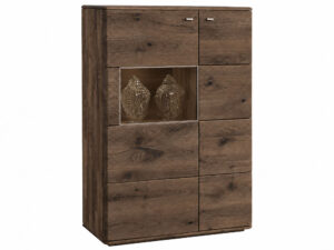 Miniaturbild 1 - Hoher eleganter Vitrinenschrank MASERI