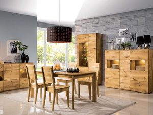 Miniaturka 15 - Zestaw mebli drewnianych do salonu MASERI