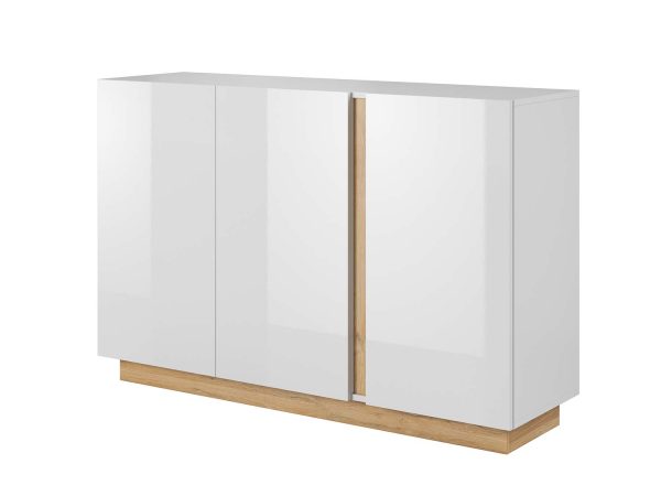 Kommode für das Wohnzimmer weiß Holz CLEOPATRA