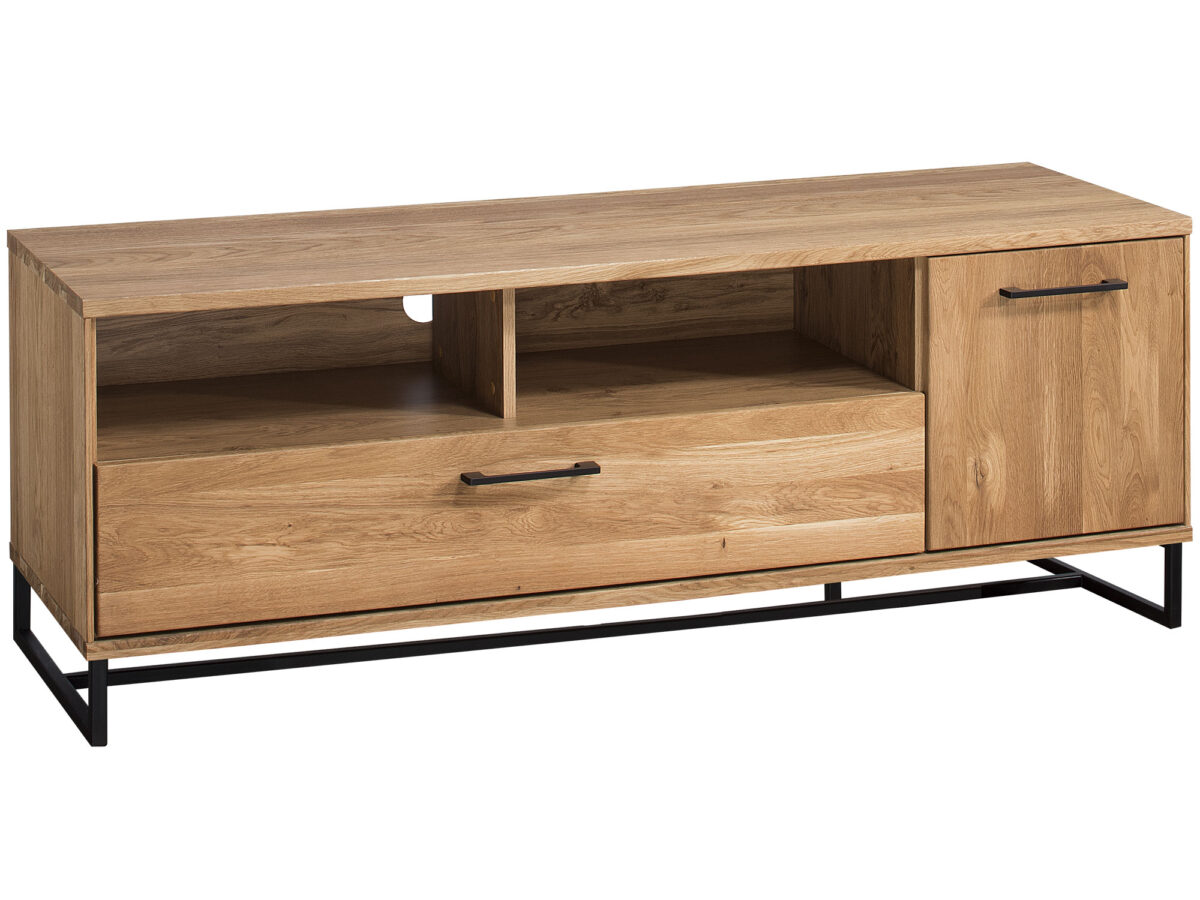 Moderne TV-Kommode Massivholz Eiche 200 cm Taharo
