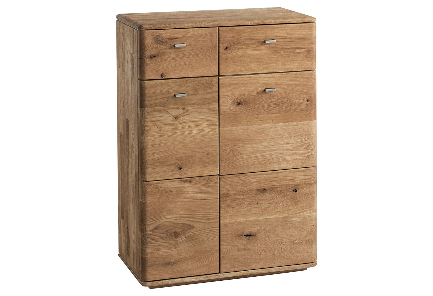 Drewniana szafka na buty białe tło MASERI