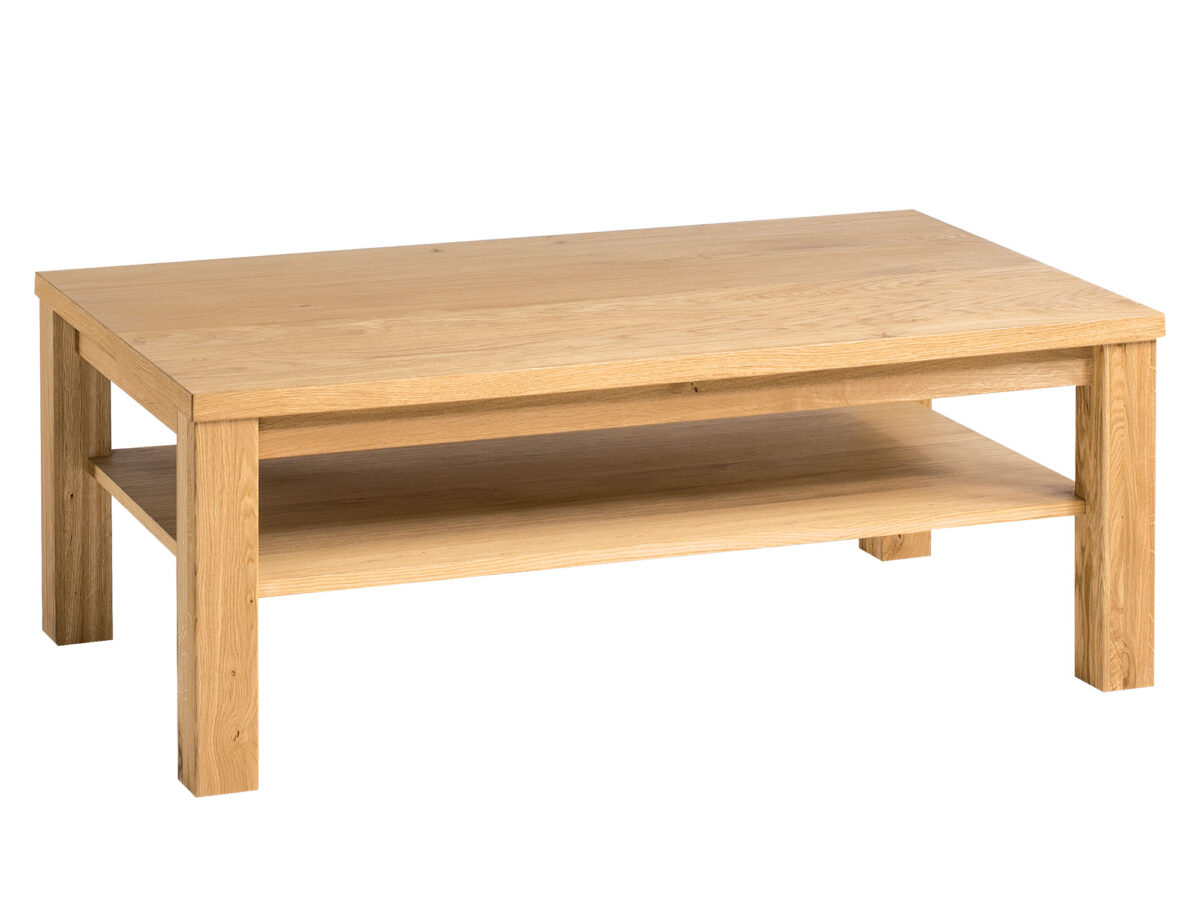 Couchtisch mit Ablage Eiche massiv SAKURO