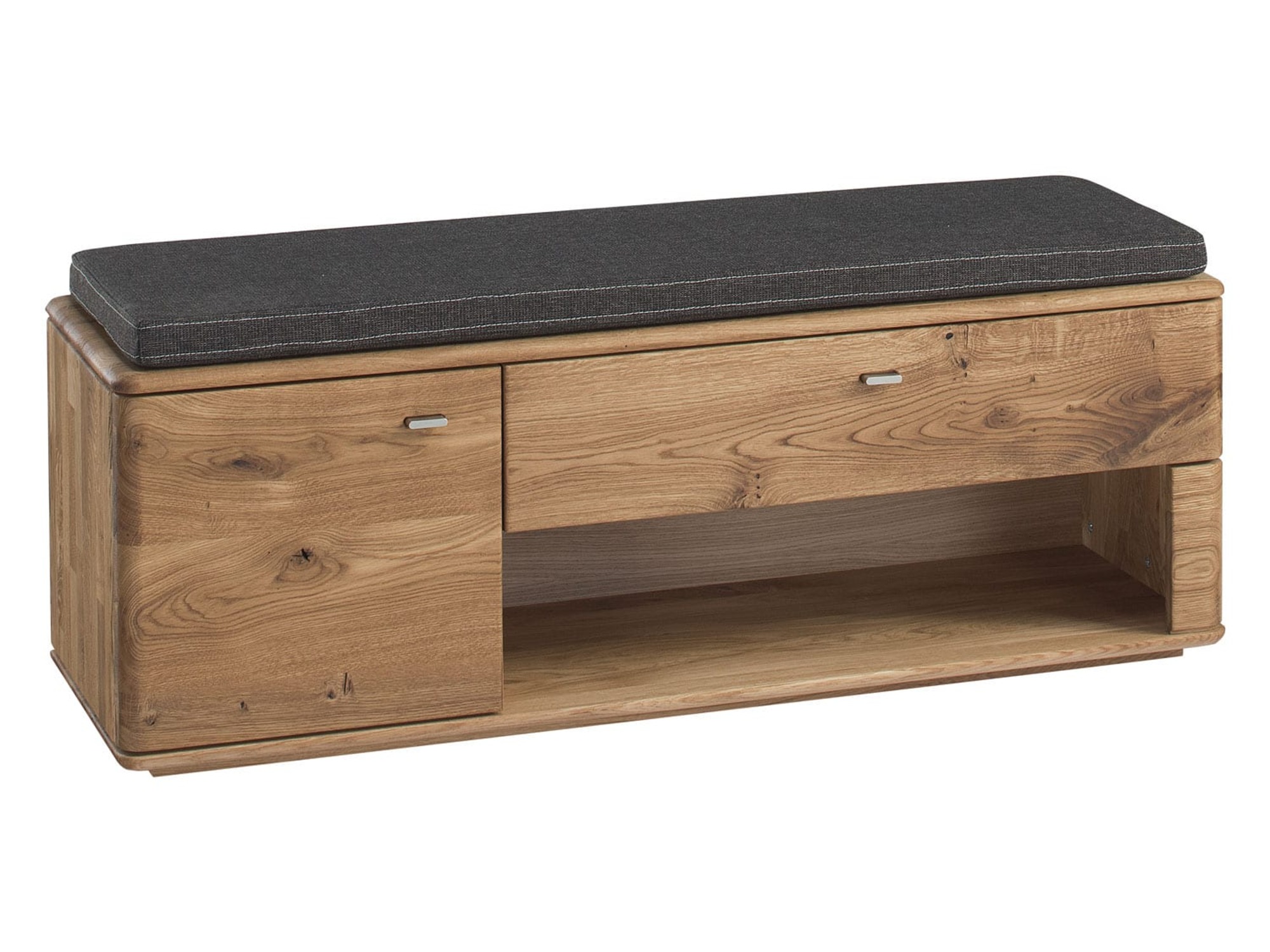 Szafka z siedziskiem na buty białe tło MASERI