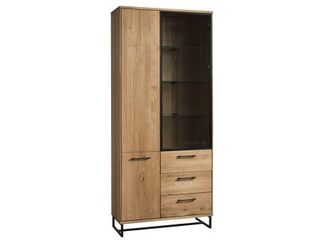 Witryna z szufladami białe tło TAHARO