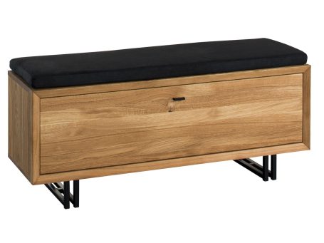 Drewniana szafka na buty z siedziskiem TOLEDO