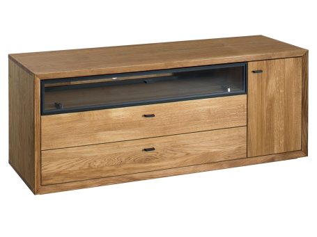 Szafka RTV z drewna TOLEDO