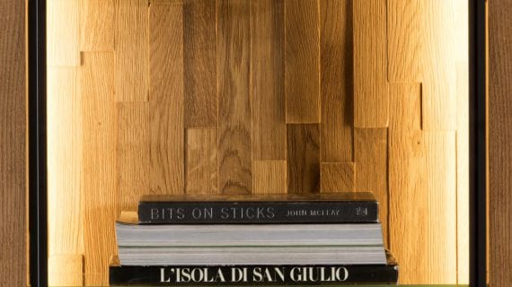 Miniaturka 3 - Witryna szklana drewniana z drzwiami szklanymi TOLEDO