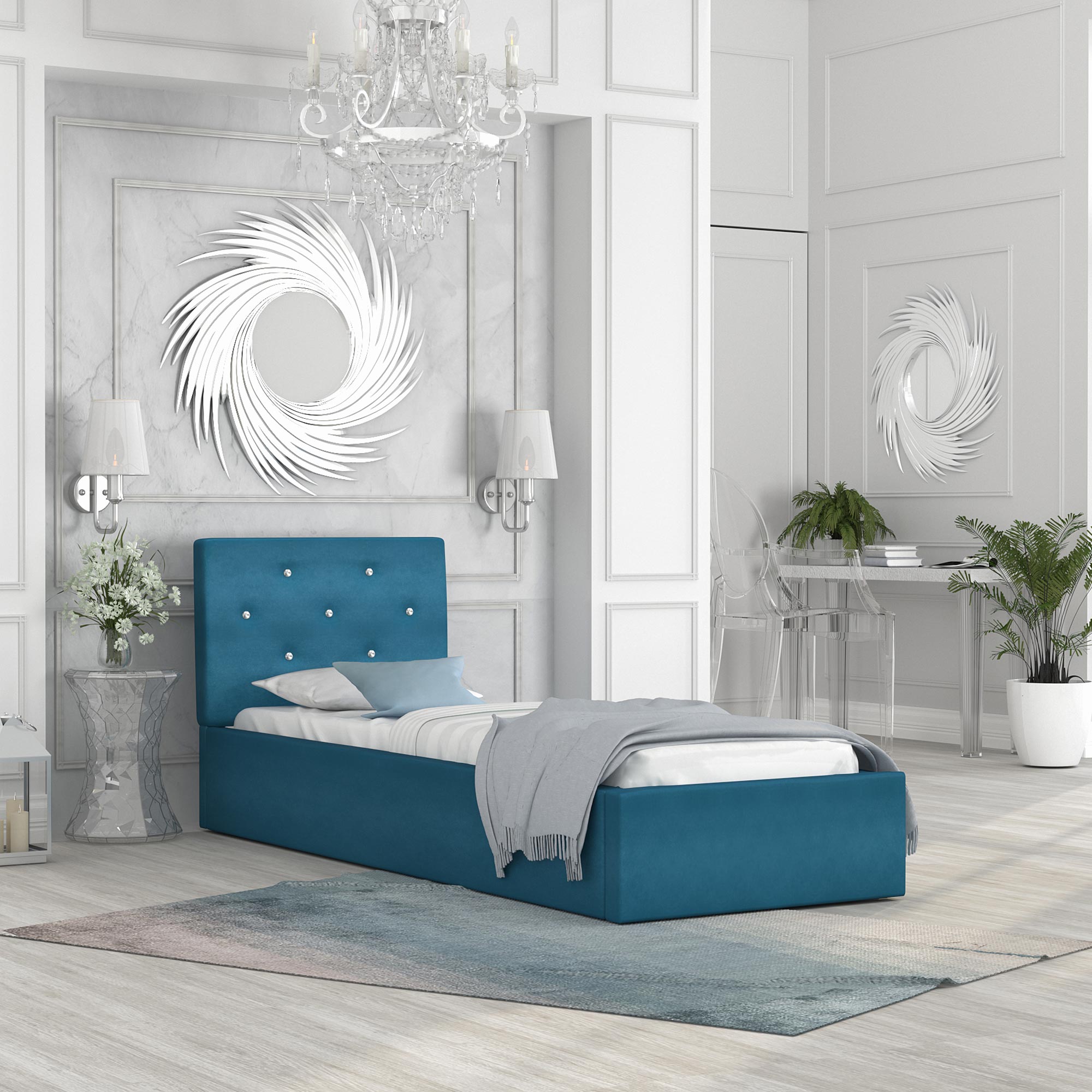 Młodzieżowe łóżko 90x200 ARANŻACJA NOAH Młodzieżowe łóżko 90x200 ARANŻACJA NOAH