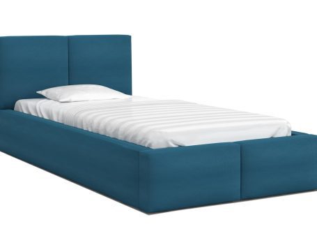 Łóżko młodzieżowe turkusowe 120x200 TORRES