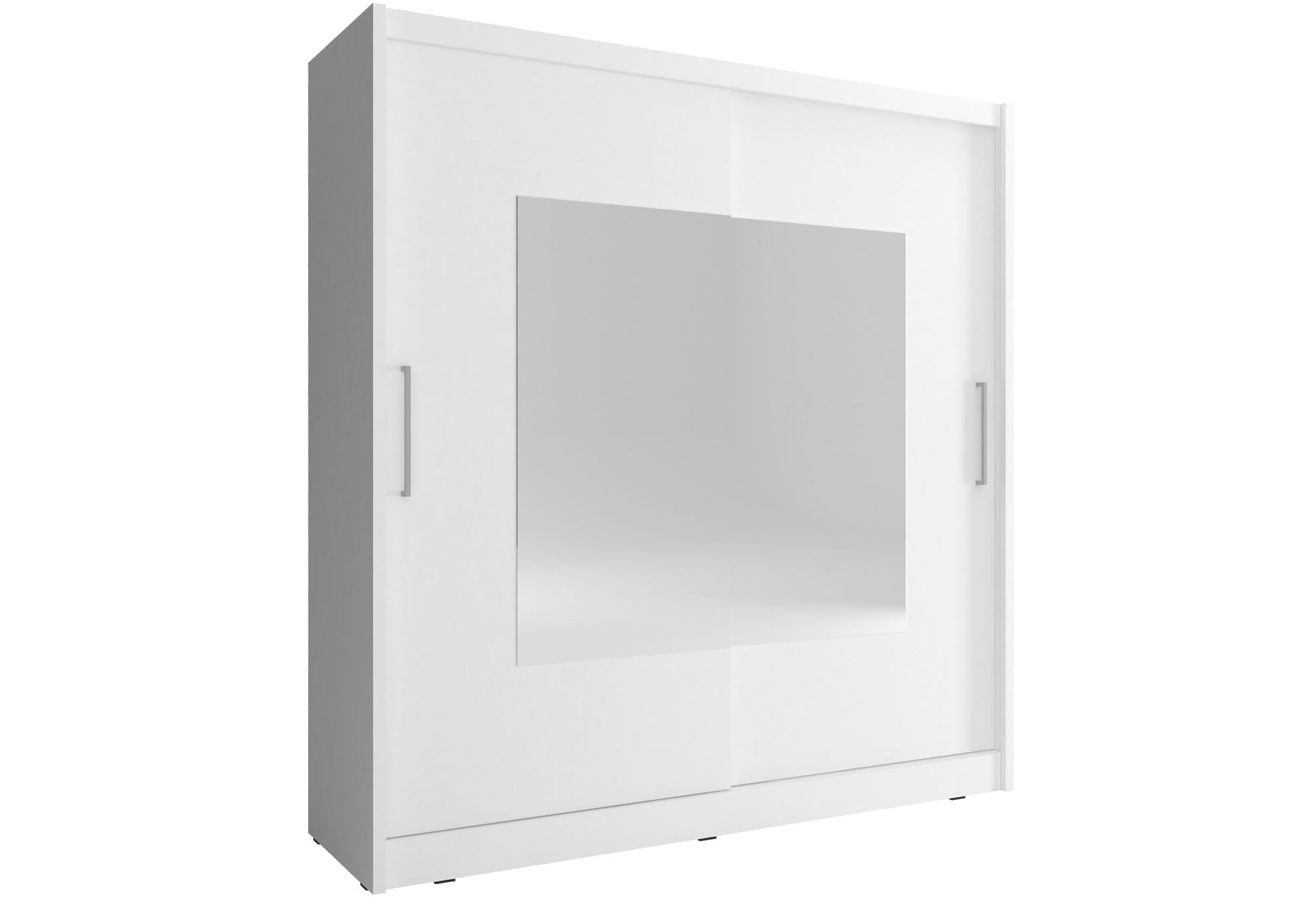 Szafa na ubrania z kwadratowym lustrem SIMENA IX 180cm