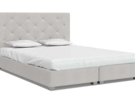 Kontynentalne łóżko kremowe SOPHIA